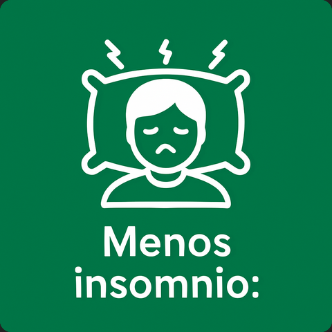 Less insomnia